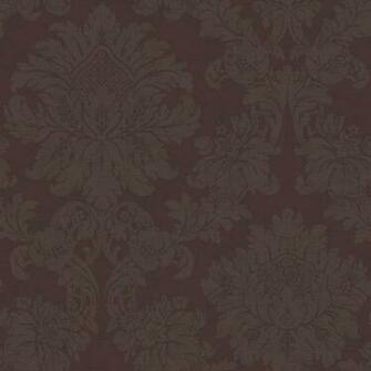 Brown On Burgundy Textured Damask Wallpaper Wall Sticker Outlet