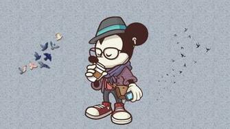 Wallpaper Mickey Hipster Desktop And Mobile Wallippo