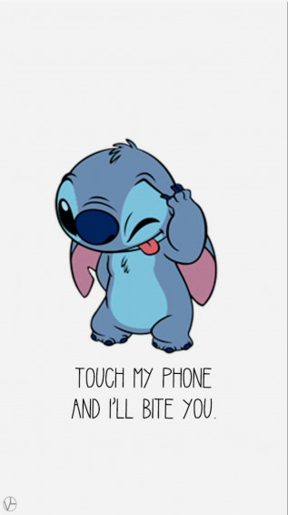 Lilo And Stitch iPhone Bite Wallpaper