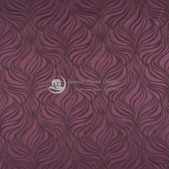 Casadeco Fabric Empreintes Plum Jacquard