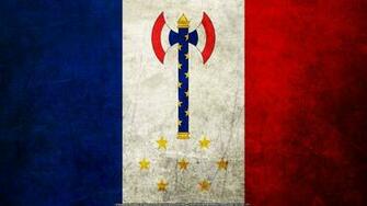 French Flag Wallpaper