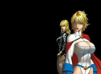 Black Canary Power Girl Justice League HD Wallpaper Girls