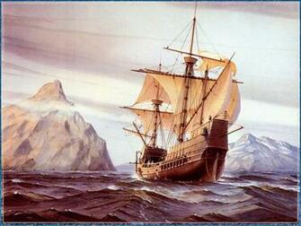 Old Ship Cornelis De Vries Wallpaper