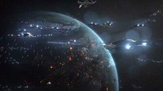 Space Battle Wallpaper