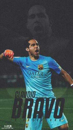 Barcaart Former Players Phone Wallpaper
