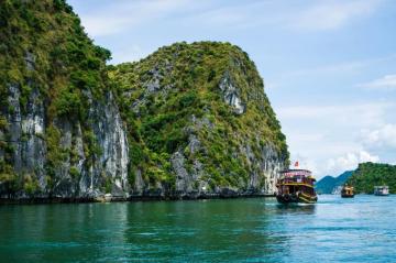 Desktop Wallpaper Vietnam Ha Long Bay Crag Nature