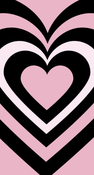 Wallpaper Love Heart iPhone Pattern