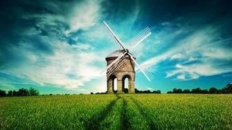 Dutch Windmill Wallpaper