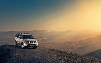 Nissan Pathfinder On Hill Top Wallpaper