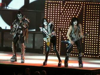 Kiss Heavy Metal Rock Bands Concert Guitar V Wallpaper Background