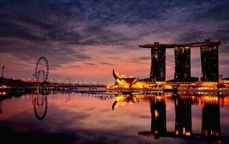 Marina Bay Sands Hotel Singapore Wallpaper