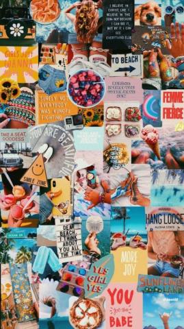 Aesthetic Collage Wallpaper