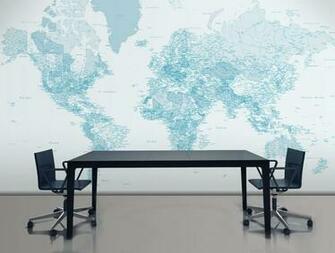 Add Some Sophisticated Style With Wall Maps Home Tips