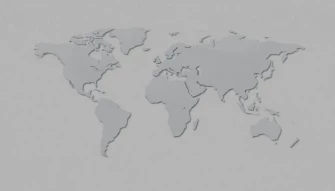 Gray World Map Wallpaper