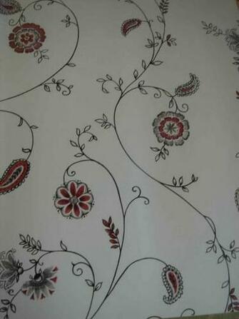 This Wallpaper Would Look Good With Beadboard Or Wainscotting In A