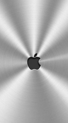 iPhone Plus Apple Logo Wallpaper On