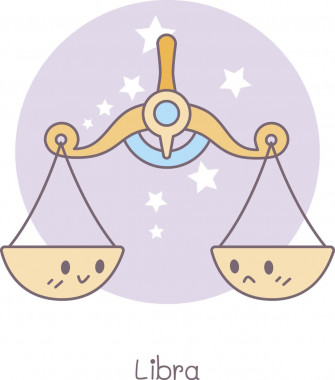 Amazing Cute Libra Zodiac Doodle Art Wallpaper