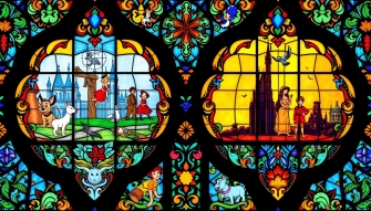 Disney Stained Glass Wallpaper