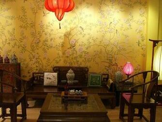 Silk Wallpaper Asian By Jameite Hand Painted