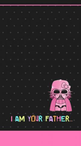 Vader Kitty Cute Girly Wallpaper On We Heart It