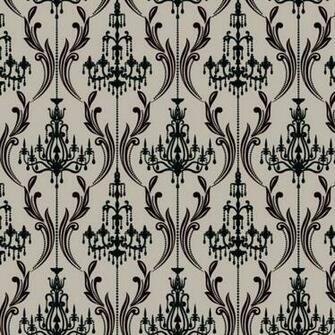 Wallpaper Damask Chandelier