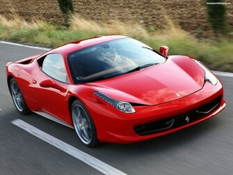 Ferrari Italia Photo Car Wallpaper Red HD Widescreen