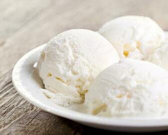 Wallpaper Vanilla Ice Cream Sweet Food