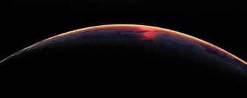 Arc Planet Dark Minimal Wallpaper Dual