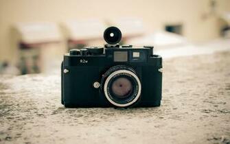 Black Vintage Photography Camera Wallpaper Background