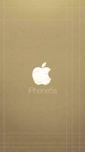 Gold Apple Logo Wallpaper