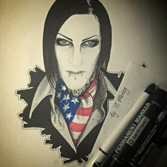 Chris Motionless And America By Viktoriamoroz