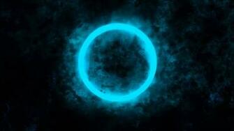 Blue Circle Wallpaper