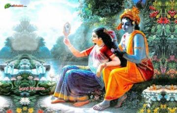 Lord Krishna HD Wallpaper 1080p Peacock Feather Flute