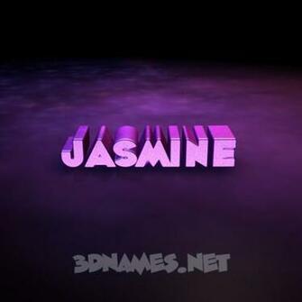 Jasmine Name Wallpaper A 3d Too