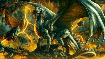 Green Dragon Wallpaper