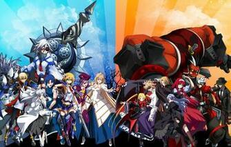 Wallpaper Anime Game Noel Vermillion Blazblue Ciel Arcueid