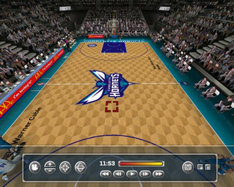 Charlotte Hornets Court Patch