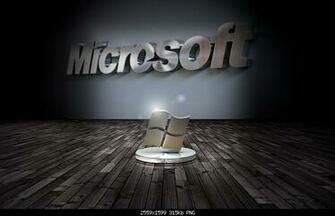 Custom Windows Wallpaper Metal Logo Wooden Floor
