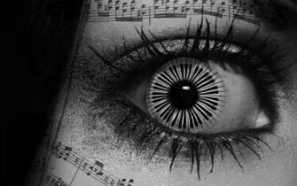 Attractive Eyes Art Design Stock Image