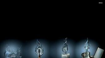 Water Flame Wallpaper Digital Art