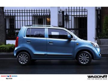 Maruti New Wagon R Blue Desktop Wallpaper