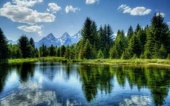 Reflections On Water Stunning HD Nature Wallpaper