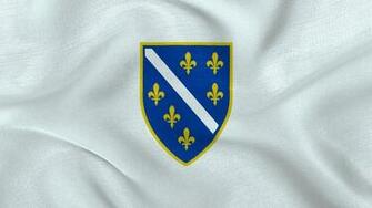 Old Bosnian Flag Wallpaper Top