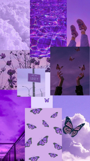 Aesthetic Wallpaper Purple Plus HD