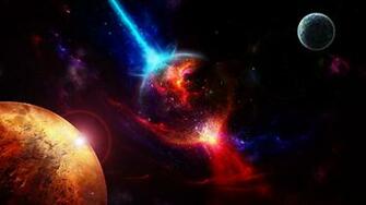 Wallpaper Space Planets Takeoff Explosion HD