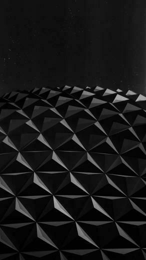 Black Polygon Planet Wallpaper For Motorola Moto X