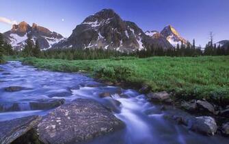 Magog Creek And Naiset Point Mount Assiniboine Provincial Park Anse