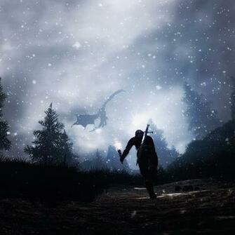 Skyrim Starry Night Wallpaper