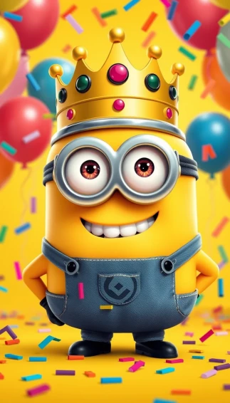 King Bob Minion Wallpaper
