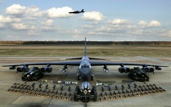 B52 Bomber Payload Desktop Pc And Mac Wallpaper